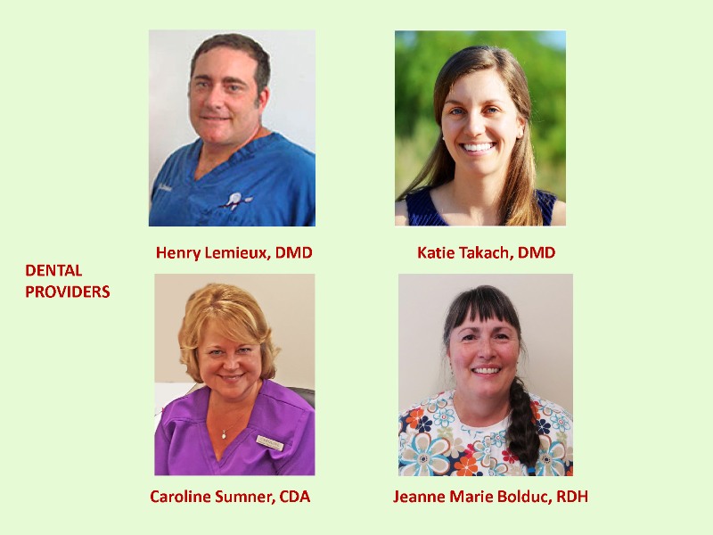 photos of dental staff